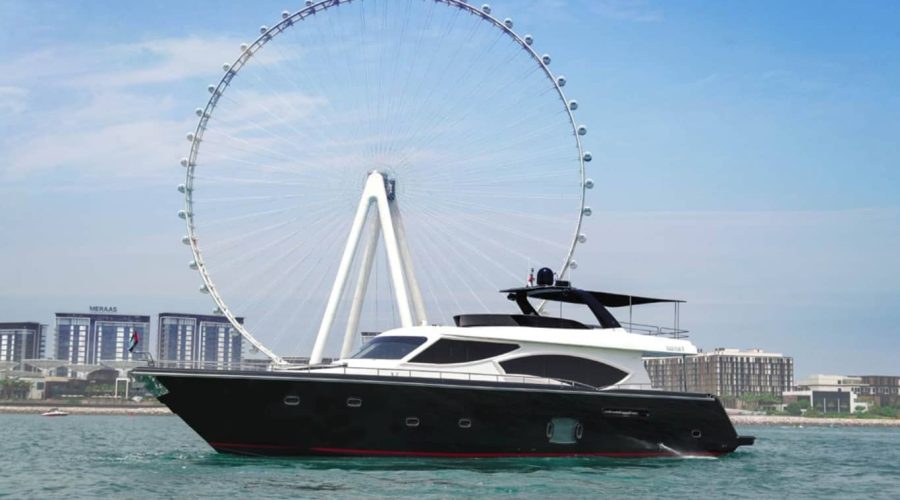 95 FT Black Pearl Yacht Dubai Dubai Wheel