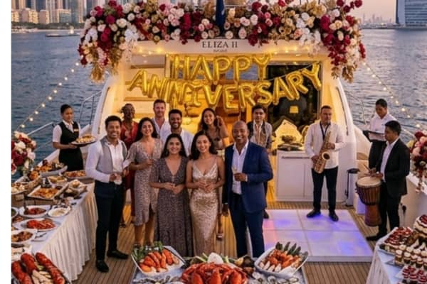 Anniversary on Yacht