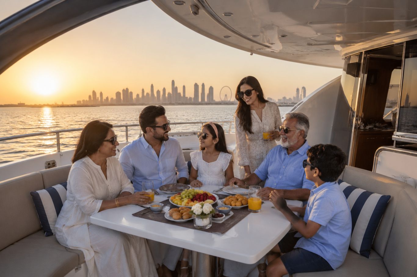 Family Gathering Yacht Dubai