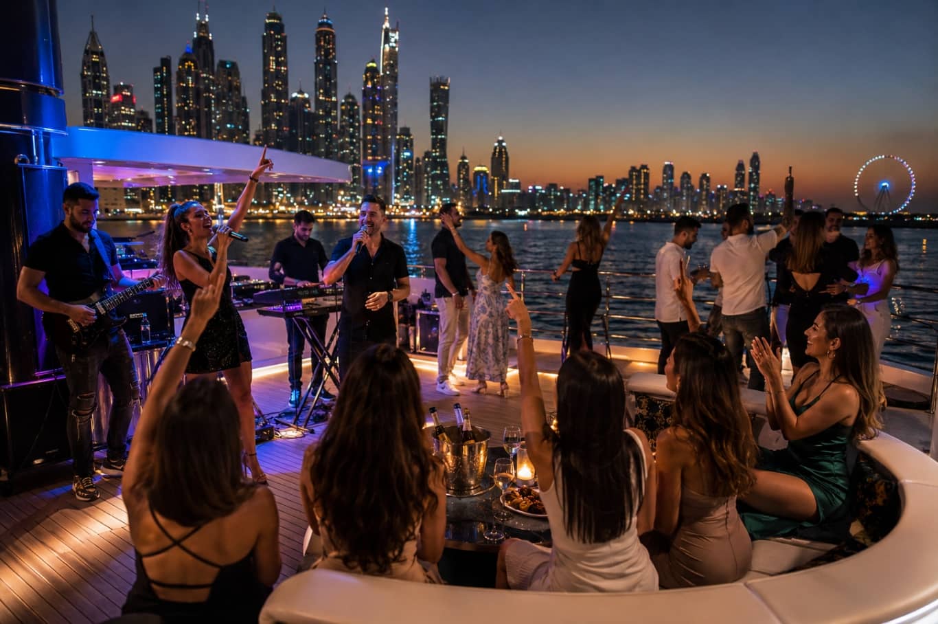 Karaoke Live Music Yacht Party Dubai