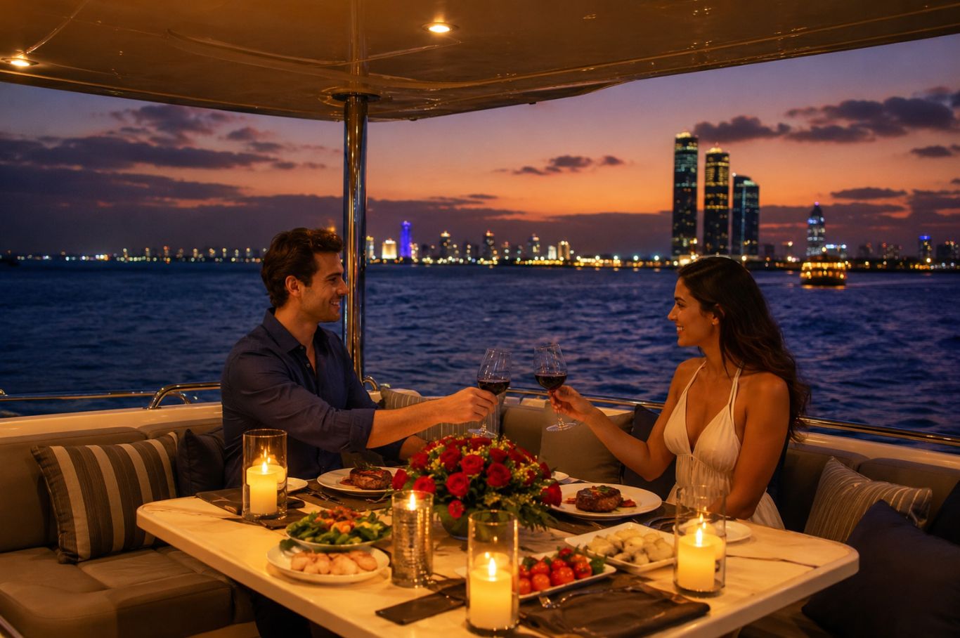 Luxury Yacht Dinner Dubai