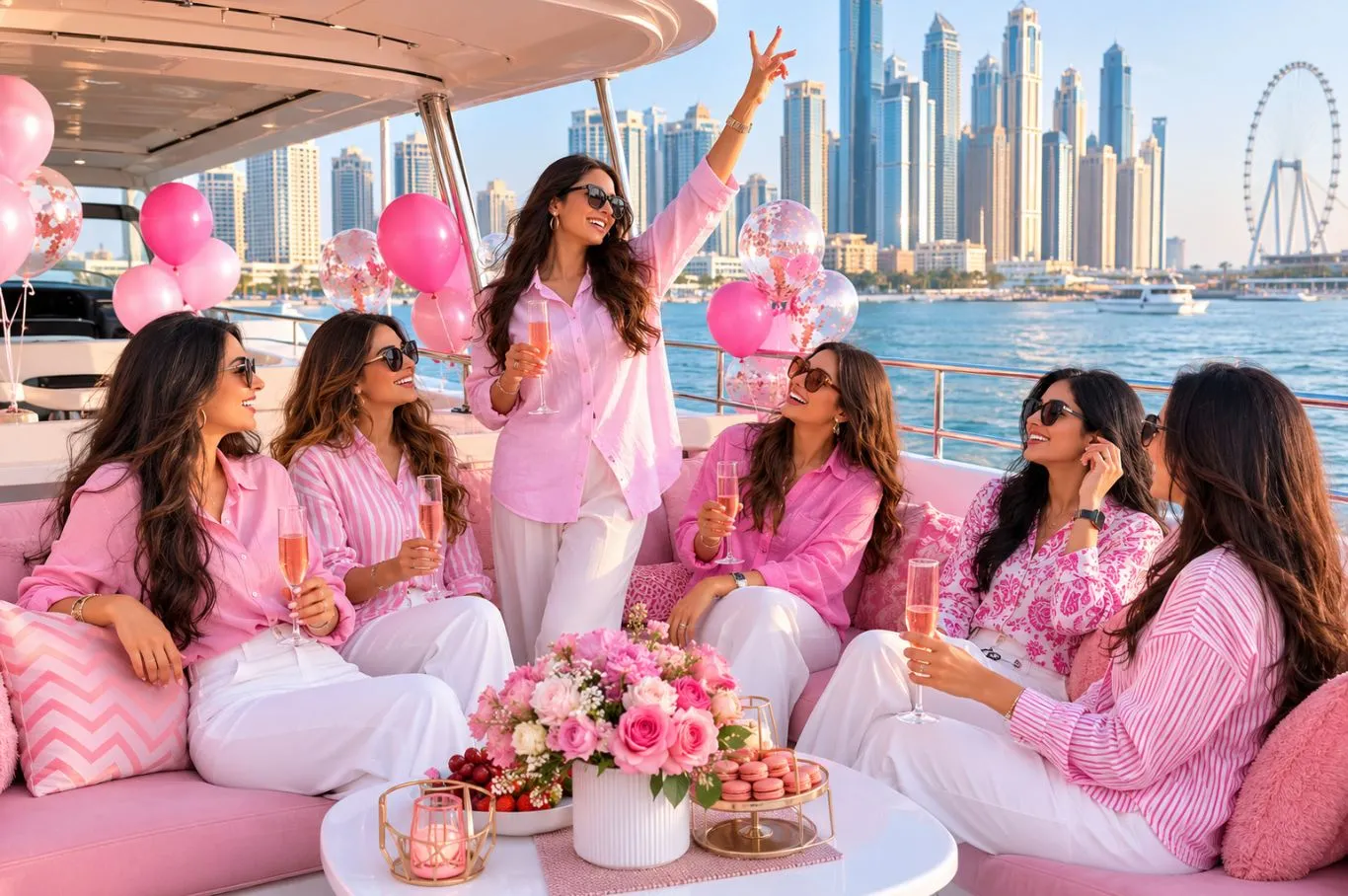 Pink Yacht Party Dubai