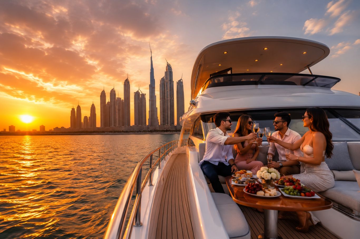 Sunset Yacht Package Dubai