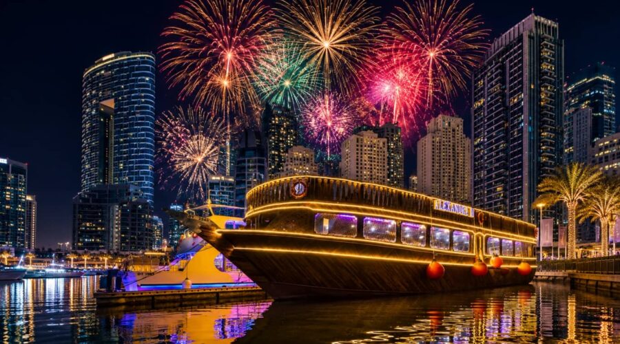 New Year Alexandra Dinner Cruise Dubai Marina